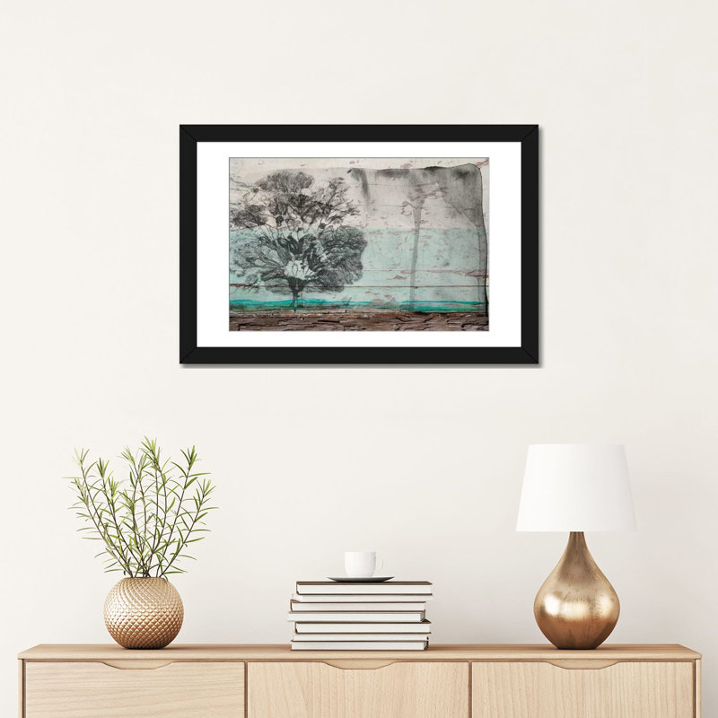 «A Clear Transfert», impression sur toile, H 16 po x l 24 po x P 1 po, Papier d'art encadré noir, Blanc