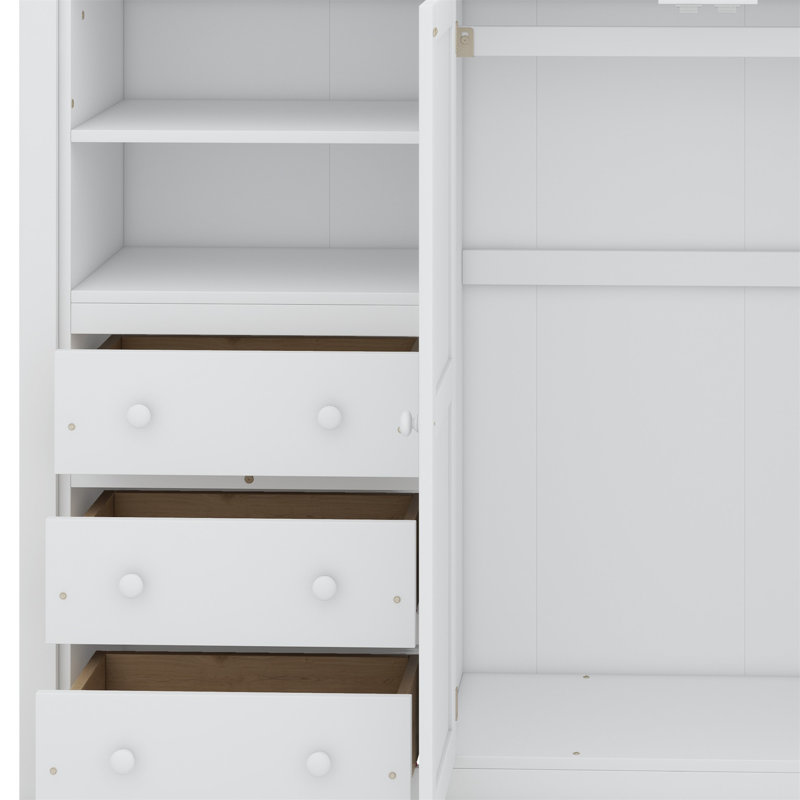 Lit pour enfants Avoca, Blanc