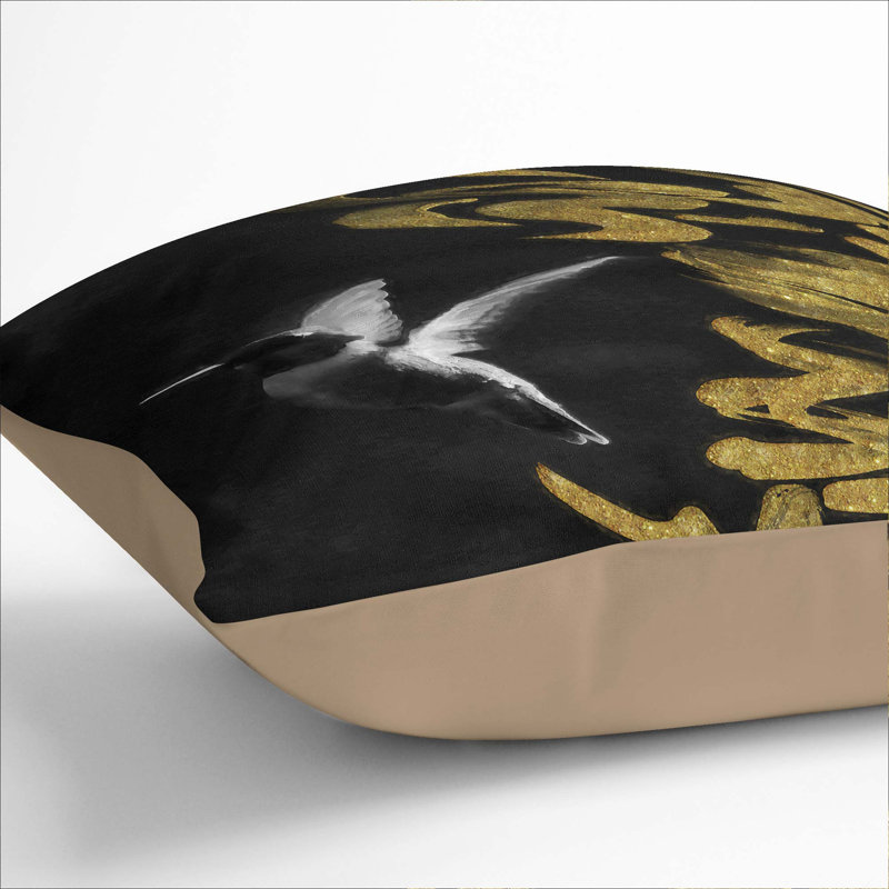 Square Throw Cushion, Stone, 40cm H x 40cm W x 15cm D