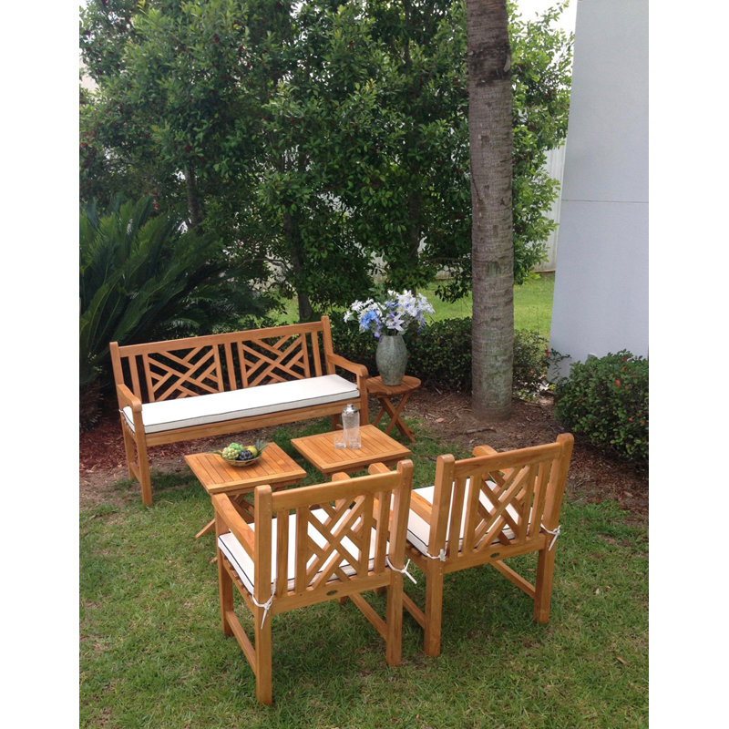 Zion Outdoor Teak Dining Armchair