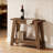 Rustic Console Table,2-Tier Entryway Table,Narrow Sofa Table