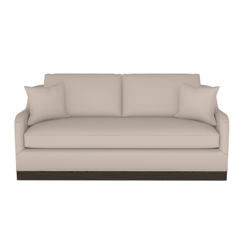 Fisher Plinth Base Bench Seat Mid Sofa, Havana, Jiggles Fawn