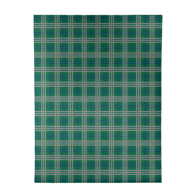 Plaid Indoor Rug, Rectangle 8' x 10'