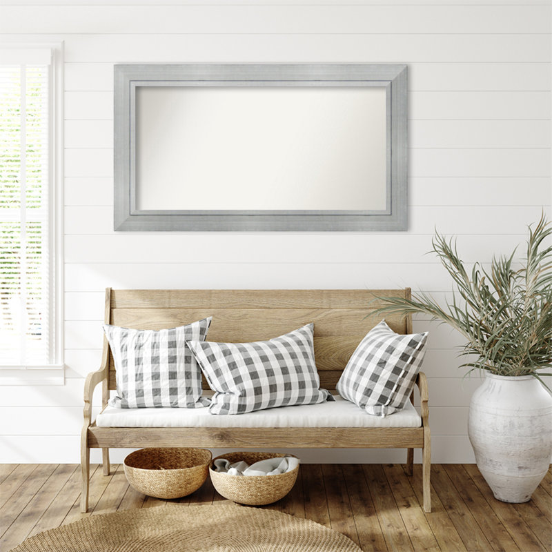 Yousef Solid Wood Wall Mirror, Rectangle, 30.25" x 53.25"