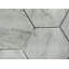 9 in. x 15 in. Honeycomb Honed Marble Tile