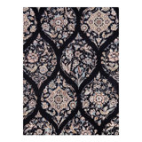 Moroccan Area Rug in Navy Blue
