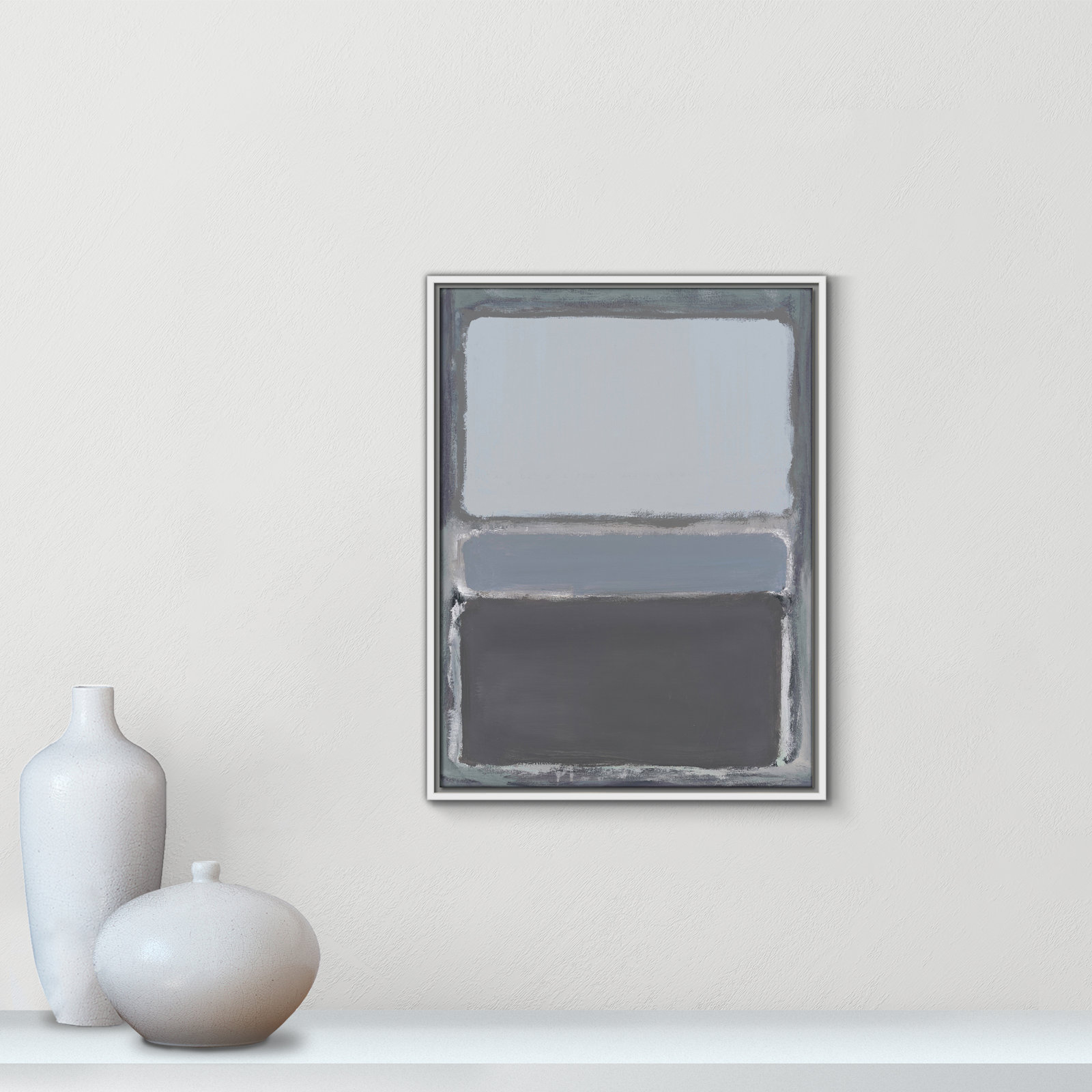 Cade "Morning Dew 2" Print by Filippo Ioco, 25.5" H x 19.5" W x 2" D, White Framed Canvas