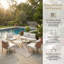 Ensemble de canapé de patio 6 pièces, modulaire d'extérieur demi-lune avec 2 tables basses, beige-129200458