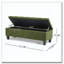 Banc avec rangement