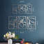 Ensemble de 3 décorations murales en métal-617052242-617052247