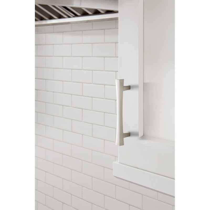 Poignée d'armoire Pailou - paquet de 25, 3 3/4", Nickel satiné