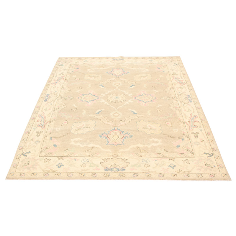 Tapis gris clair moderne Ravus Oushak 8 pi 0 po x 10 pi 2 po