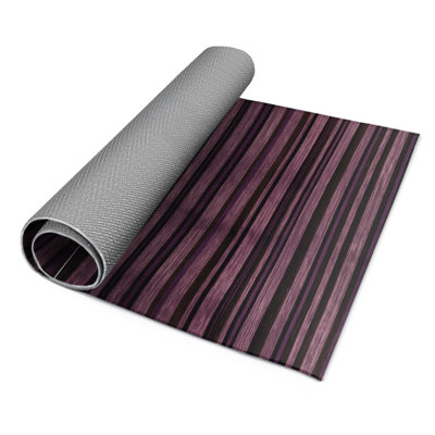Tapis intérieur / extérieur noir HorizontalStripes