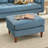 Geo 30" Wide Upholstered Ottoman-591741764-591741763