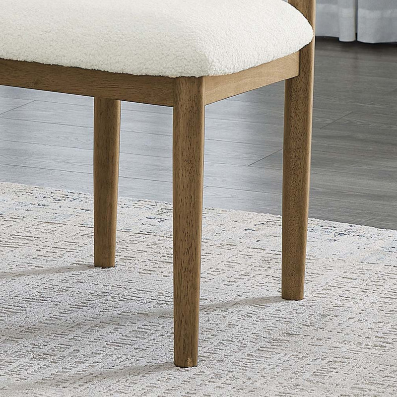 Chaises d'appoint rembourrées en tissu Sherpa