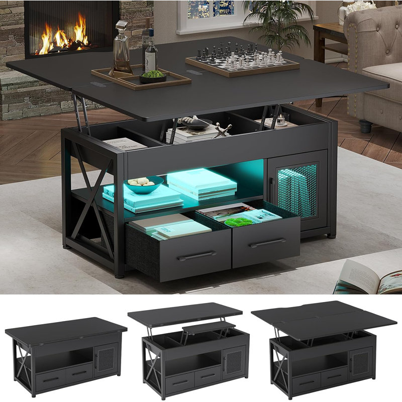 Soukaina Coffee Table, Black