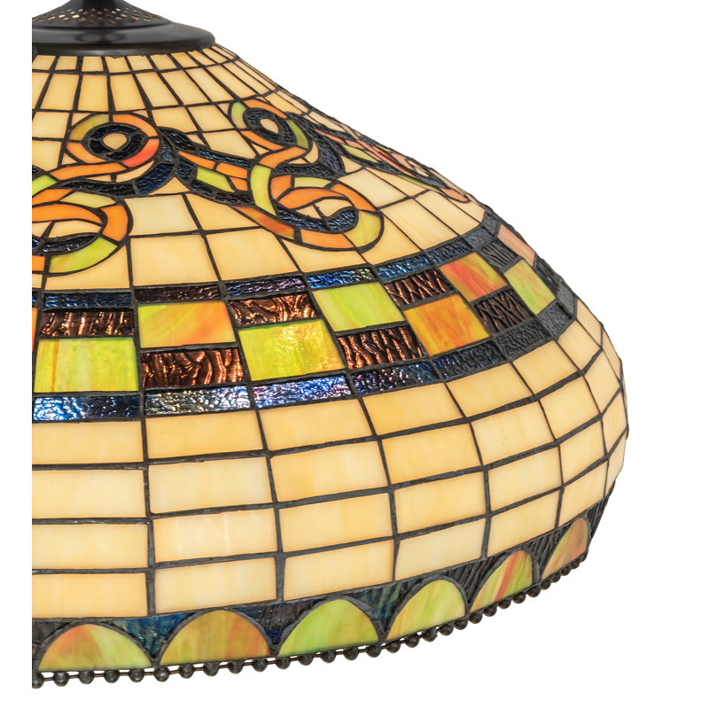 Luminaire suspendu unique en forme de dôme à 8 lumières Alfornie