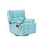 Chaise simple siège cyan confortable, le siège est doux et confortable et convient aux petits canapés-salons