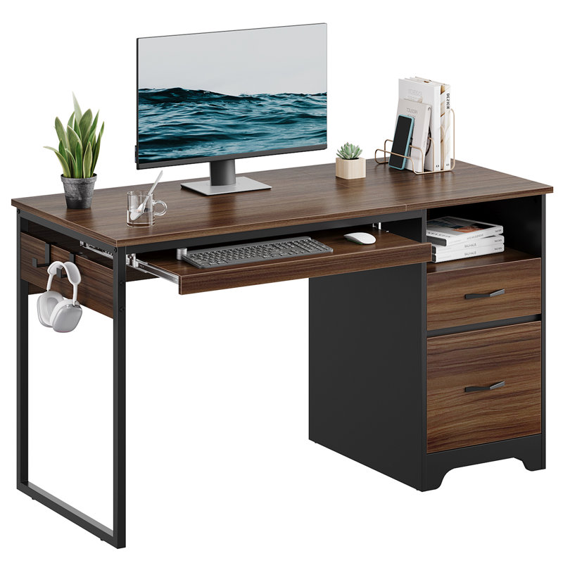 Computer Desk, Brown