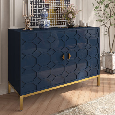Bailes Iron 2 - Door Accent Cabinet by Willa Arlo Interiors