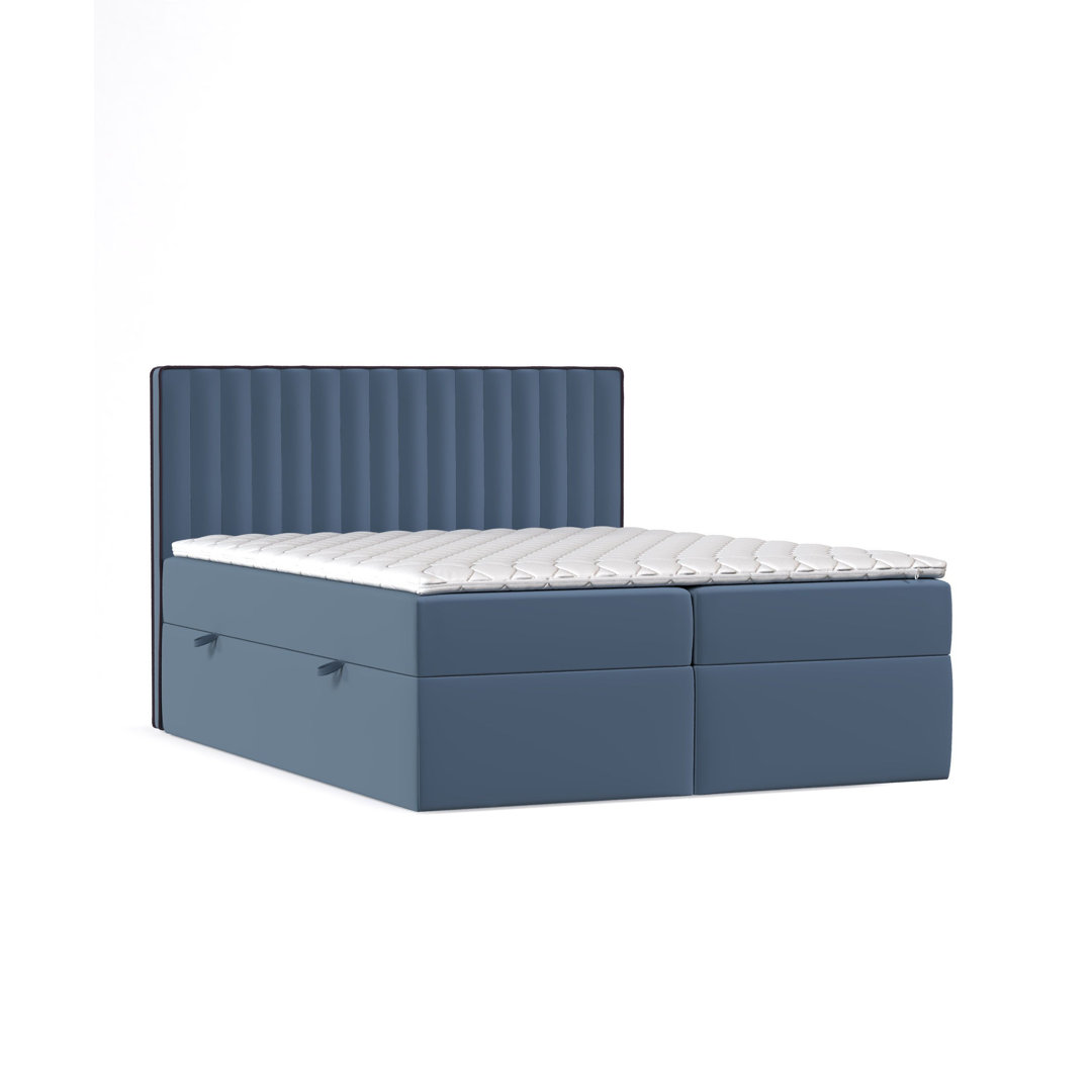 Boxspringbett mit Topper und Bettkasten