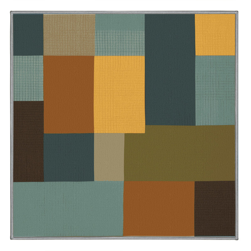 Square Strata Rug, Square 8'