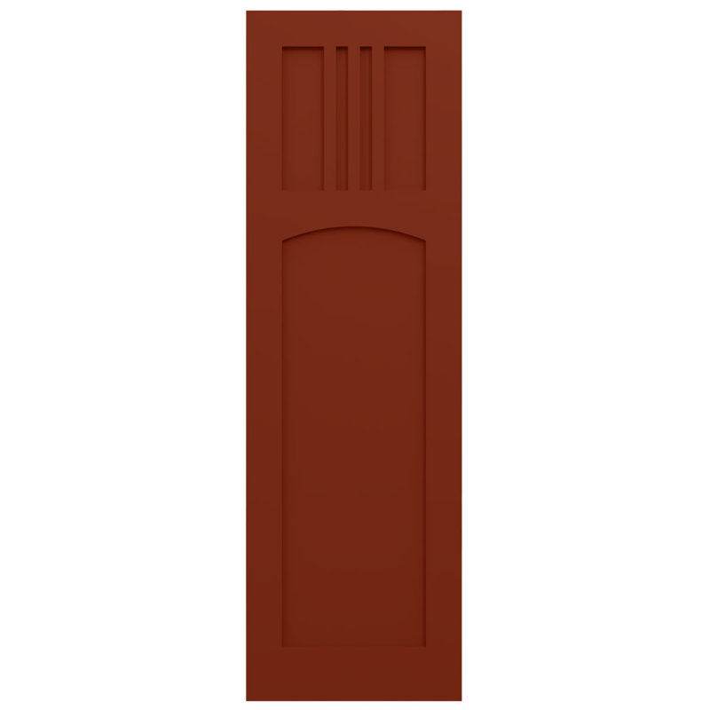 Volets EnduraCore Composite San Miguel, L 12 po, H 66 po, Rouge piment