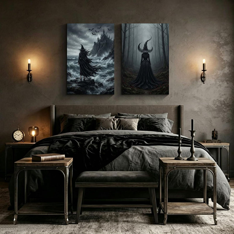 2 Piece Wrapped Canvas Wall Art, 60cm H x 40cm W