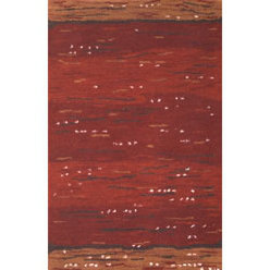 Casual Contemporary Wool Abstract Indoor Rug