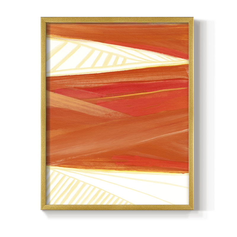 Warm Rays I, reproduction encadrée - bois massif, H 10 po x l 8 po