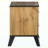 Natural Pine 2-Drawer Nightstand Bedside Table