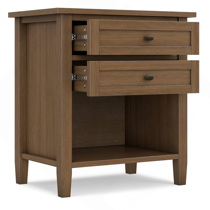 Table de chevet Warm Shaker, Brun