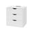 3 Drawer Nightstand With Charging Station，cutout Handles, Bedside Table With Storage Drawers For Bedroom-1028830158