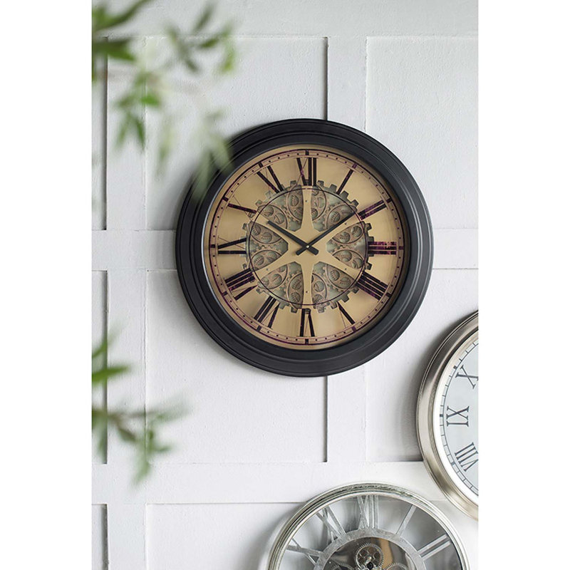 Très grande horloge murale 26 po