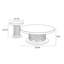 Ensemble de tables basses rondes luxueuses de style italien-1482824208-1482824222