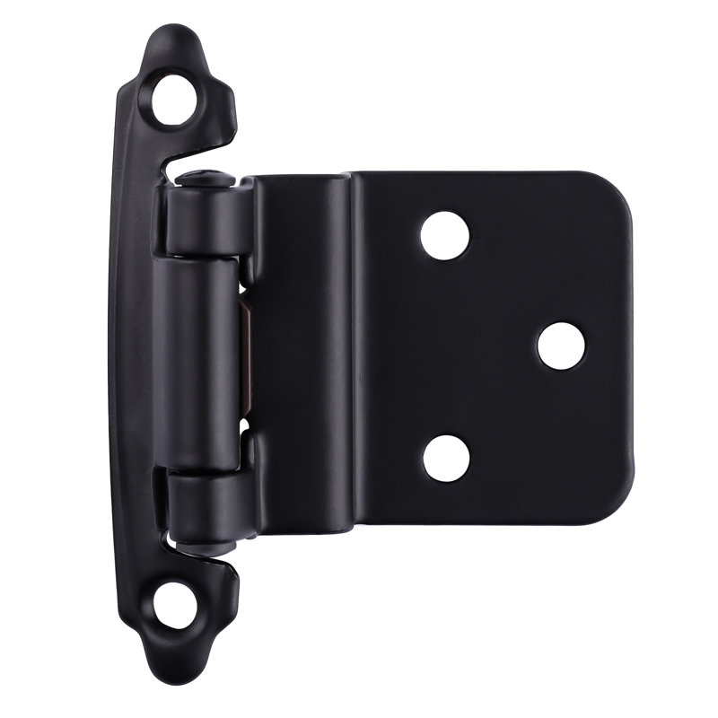 Inset Hinge 3/8" Cabinet Self Closing 20 pieces, Black