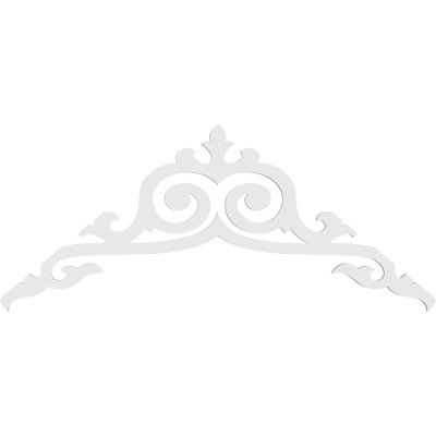 Baile Signature Urethane Gable Pediment, Primed Tan