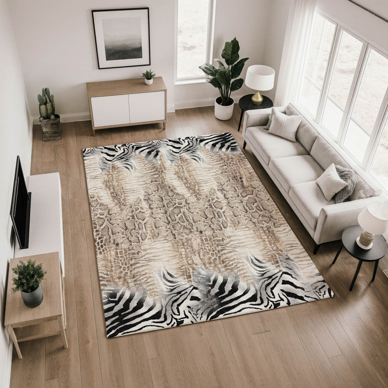 Tapis Mayfield Premium lavable à la machine, Ivoire ivoire, 9 pi x 12 pi
