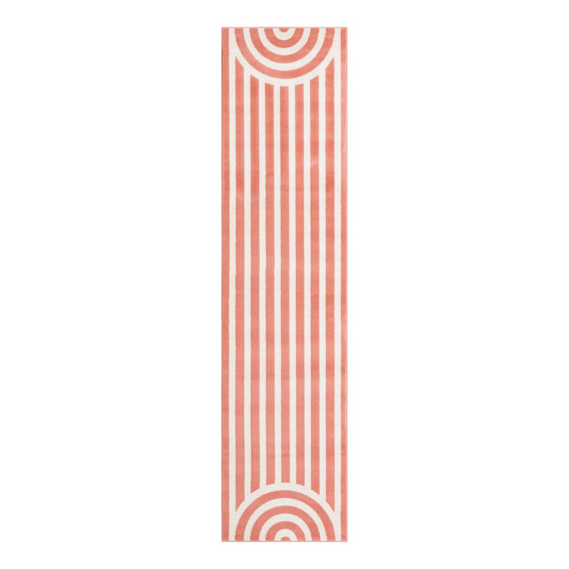 Unique Loom Lines Whimsy Kids Rug, Runner 2' x 8'