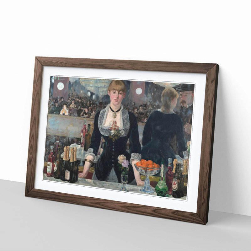 Edouard Manet - Single Picture Frame Painting, Walnut