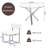 Round Glass Dining Table Set-1315225652-1315225654