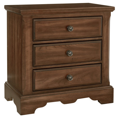 Cutlerville 28'' W Solid Wood Nightstand