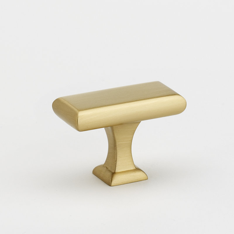 Oversized Manhattan Square Knob, 1.625" H x 0.75" W x 1.125" D
