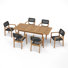 Bennett 6 - Person Rectangular Outdoor Dining Set