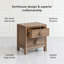 Table de chevet en bois massif Colston
