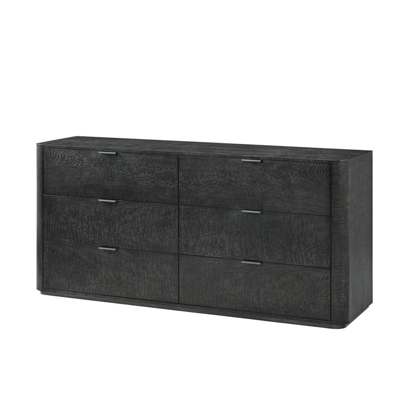 Commode double 6 tiroirs Kesden