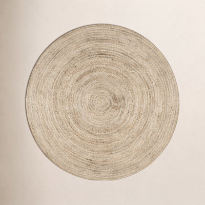 Natural Hand-Woven Jute Rug