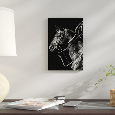 «Scratchboard Rodeo V», impression sur toile