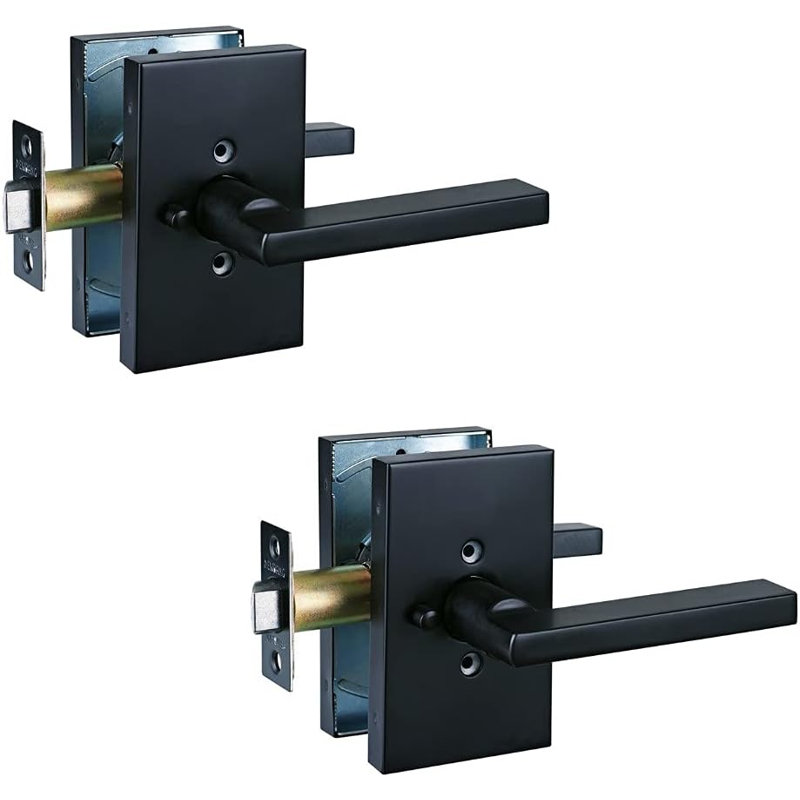 Levier de porte, Noir mat
