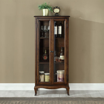 Nut-Brown Solid Wood Display Cases
